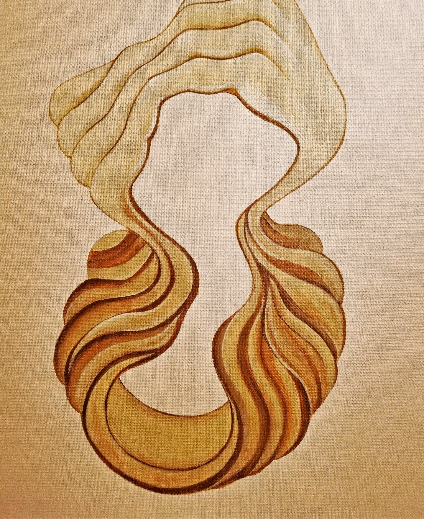 Acrylique — La boucle dorée