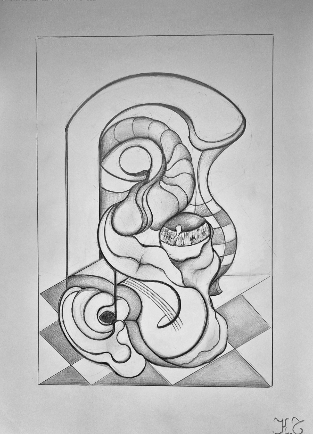 Dessin — Composition organique